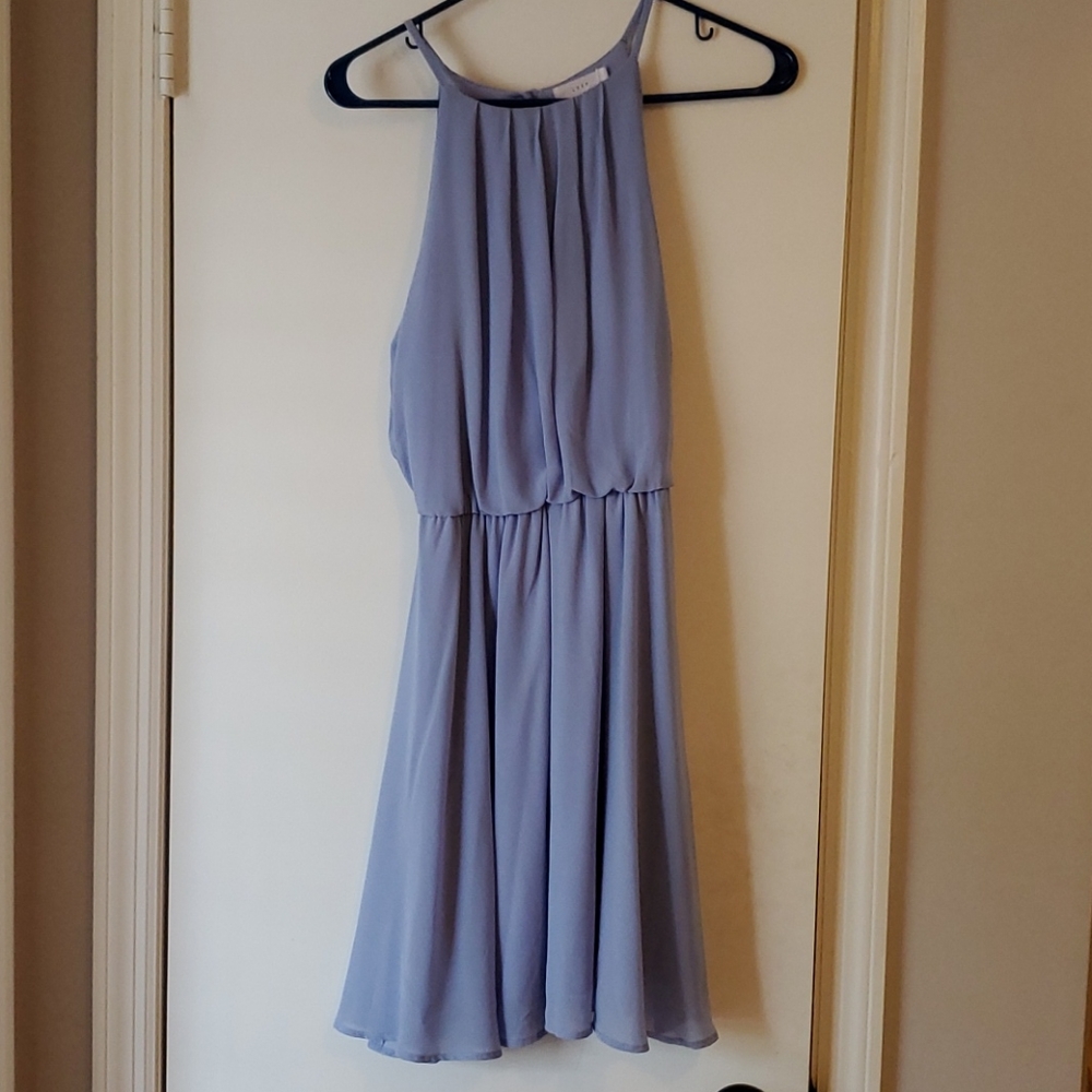 Lush - Light Blue Flowy dress